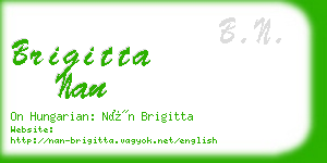 brigitta nan business card